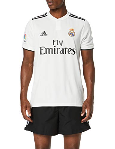 adidas Real Madrid H Camiseta, Hombre, Blanco (Core White/Black), S