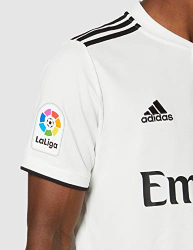 adidas Real Madrid H Camiseta, Hombre, Blanco (Core White/Black), S