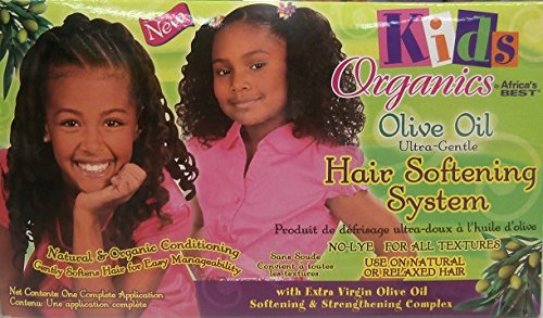 Africa 's Best Kids Organics Olive Oil Ultra Gentle Hair Suavizante Sistema