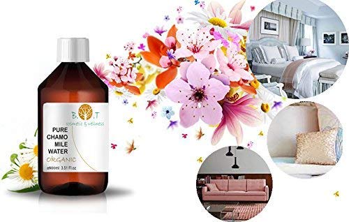 Agua Floral Orgánica de Manzanilla Hidrolato BIO de Camomila Aclarante, el aliado de la piel sensible 100 ml - Tónico 100% Natural