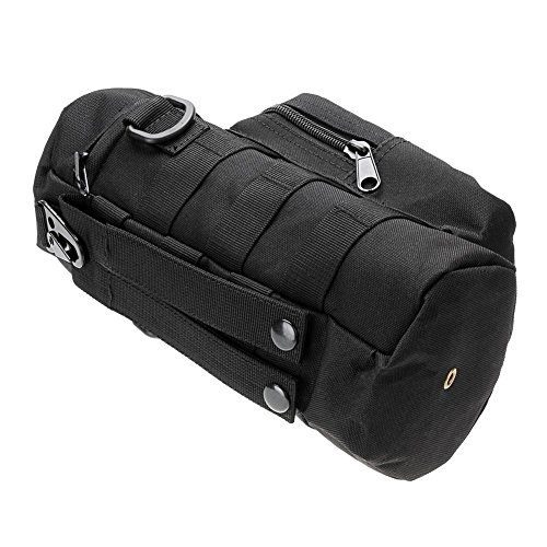 AKORD - Bolsa de Malla de algodón orgánico para la Compra (38 cm), Color Negro