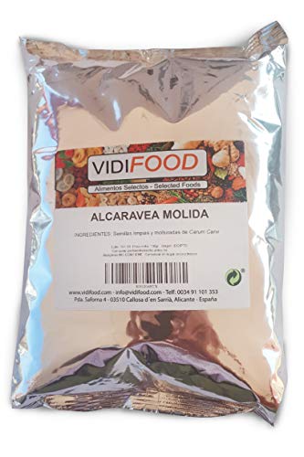 Alcaravea Molida - 1kg - Comino de prado - Comino romano - Sabor anisado - Dieta cetogénica, paleo y vegana