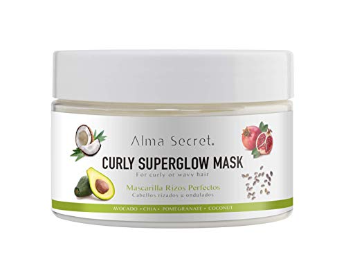 Alma Secret Curly Superglow Mask - 250 ml (Mascarilla capilar cabellos rizados)