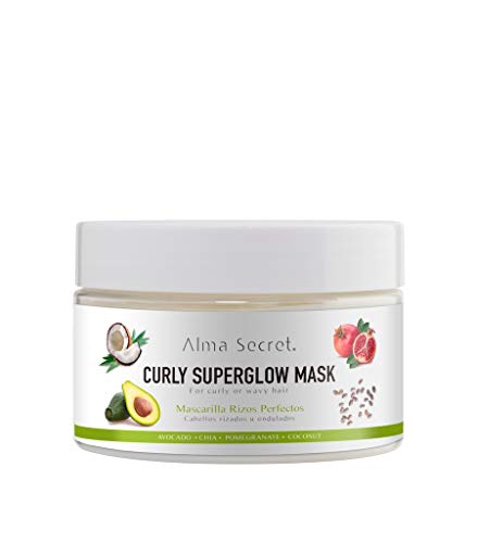 Alma Secret Curly Superglow Mask - 250 ml (Mascarilla capilar cabellos rizados)