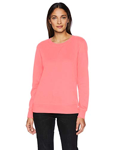 Amazon Essentials Sudadera French Terry Fleece Crewneck fashion-sweatshirts, Coral brillante, US XL (EU 2XL)