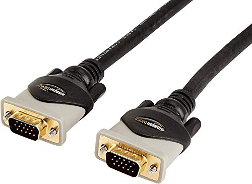 AmazonBasics - Cable adaptador de VGA a VGA (1,8 m)