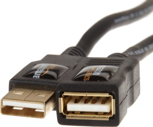 AmazonBasics - Cable alargador USB 2.0 tipo A macho a tipo A hembra (2 m)