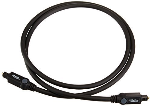 AmazonBasics - Cable óptico de audio digital Toslink (1 m)