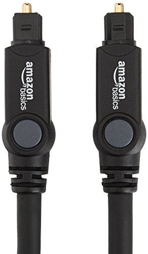 AmazonBasics - Cable óptico de audio digital Toslink (1 m)