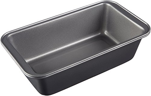 AmazonBasics - Moldes para hornear pan, antiadherentes, de acero al carbono, juego de 2 - 23,5 x 12,7 cm