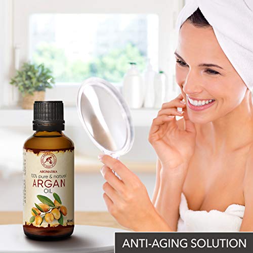 Argan Aceite 50ml - Argania Spinosa - Marruecos - Cuidado para Сabello - Pelo - Piel - Rostro - Cuerpo - Argan Oil