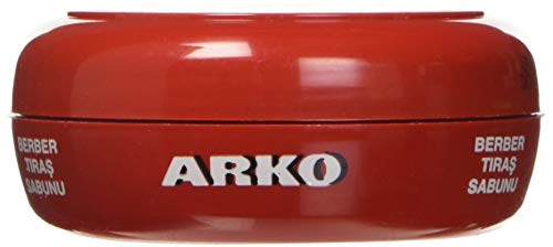Arko - Jabón de afeitar en lata (90 g, 1 unidad)
