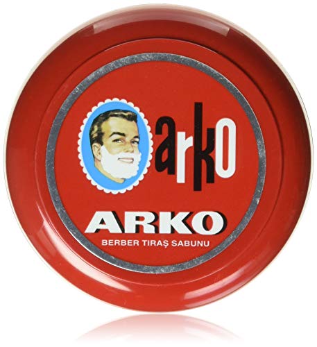 Arko - Jabón de afeitar en lata (90 g, 1 unidad)