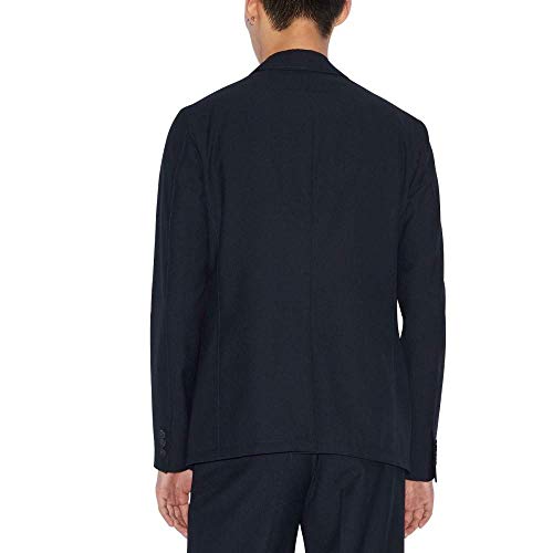 Armani Exchange 2 Button, Comfort Fabric Chaqueta de Traje, Azul (Deep Navy 1583), 48 (Talla del Fabricante: 36) para Hombre