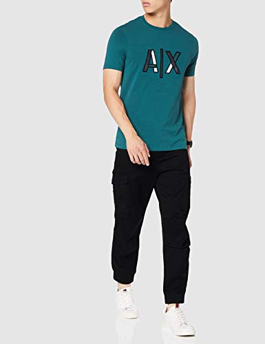 Armani Exchange Pocket Trousers Pantalones, Negro (Black 1200), W22 (Talla del Fabricante: 29) para Hombre