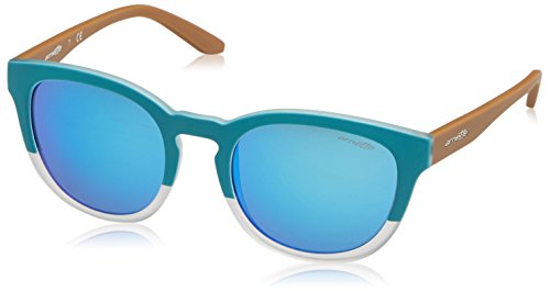 Arnette 0AN4230 Gafas de Sol, Matte Turquoise/Matte Crystal, 53 para Hombre