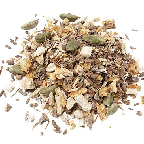 Aromas de Té - Infusión Antiestrés con Canela, Regaliz, Jengibre, Hinojo, Cáscara de Naranja y Cardamomo a Granel, 100 gr.