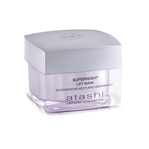 Atashi Supernight - Lift Mask | Mascarilla Regeneradora Nocturna | Repara y Protege de Luz Azul | Restaura Firmeza | Hidrata, Revitaliza y Tonifica Piel | Ácido Hialurónico | Liposomas A, C, E - 50ml