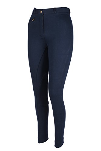 Avon JodS/L26/NY Pantalones de equitación, Mujer, Azul Marino, Size 8/26-Inch