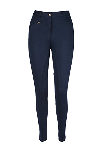 Avon JodS/L26/NY Pantalones de equitación, Mujer, Azul Marino, Size 8/26-Inch