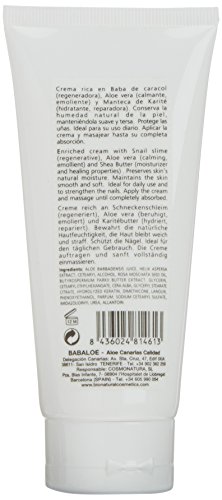 Babaloe 100090 - Crema de manos y uñas con baba de caracol y aloe vera, 100 ml