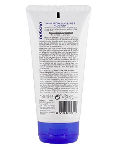 Babaria Para Pies Crema Hidratante - 150 ml