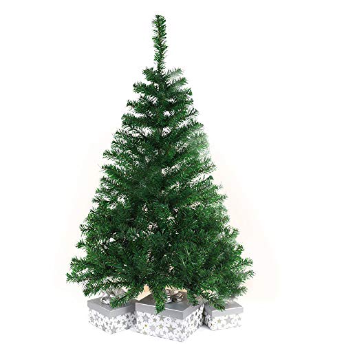 BAFYLIN Árbol Navideño PVC Ignífugo Decoración Navideña Artificial Árboles de Abeto (Verde, 120CM)