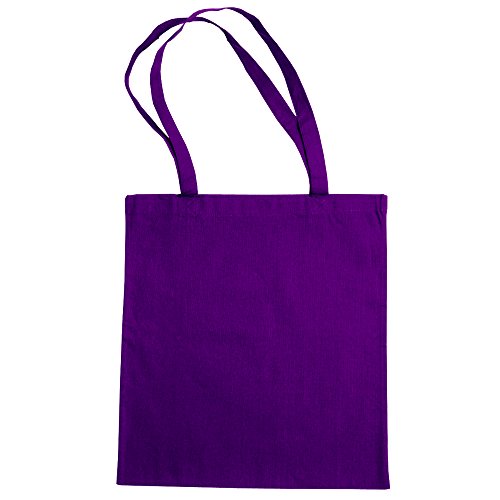 Bags By Jassz Bolsa de mano/de la compra de algodon grande para Hombre Multicolor Lavanda Talla Ãºnica