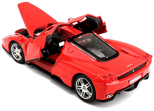 Bburago - 1/24 Ferrari Race & Play Enzo Ferrari, color rojo (18-26006) , color/modelo surtido