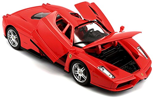 Bburago - 1/24 Ferrari Race & Play Enzo Ferrari, color rojo (18-26006) , color/modelo surtido