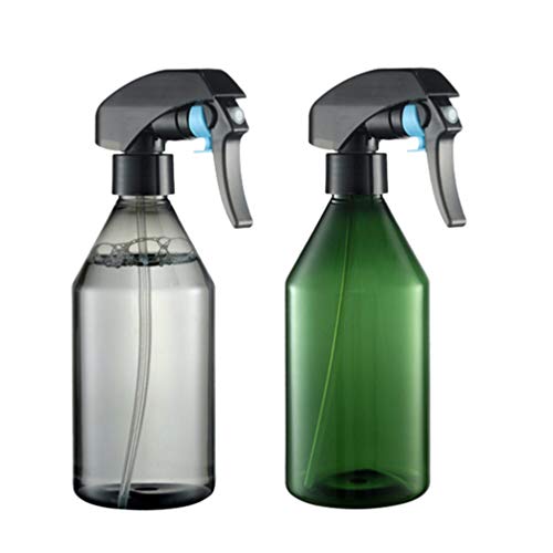 Beaupretty 2 Piezas 300 Ml Botellas de Spray Vacías Pulverizador de Agua de Plástico Recargable Botellas de Gatillo de Spray de Alcohol Contenedor de Pulverizador de Niebla para El Hogar Y La Oficina