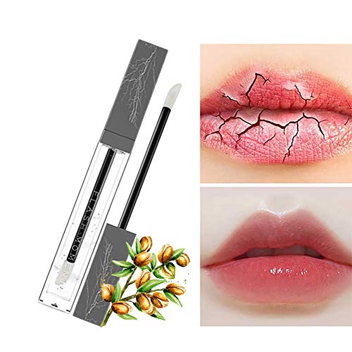 Beito Clear Lip Gloss 1PC Transparent Lip Gloss Brillo no pegajoso Lip Gloss Natural Lip Primer Lips Bálsamo de tratamiento de aceite humectante para labios secos (6ML)