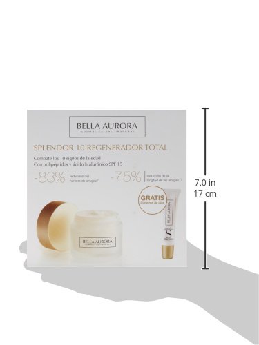 Bella Aurora Crema Regeneradora SPF15 Y Contorno De Ojos - Set De 2 (Total 65 ml.)