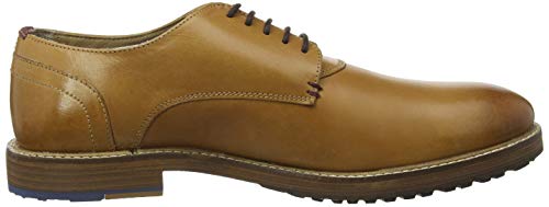 Ben Sherman Pat, Zapatos de Cordones Derby para Hombre, Beige (Tan 003), 42 EU