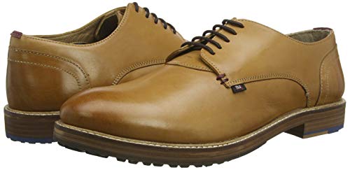 Ben Sherman Pat, Zapatos de Cordones Derby para Hombre, Beige (Tan 003), 42 EU