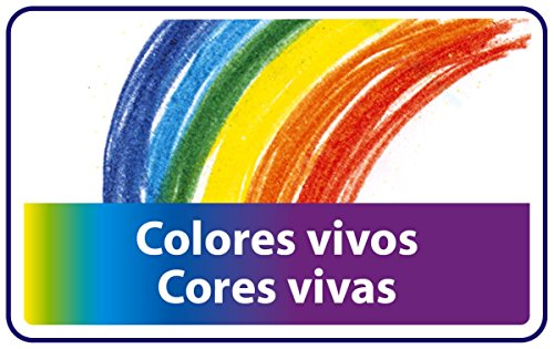 BIC Kids Plastidecor - Blíster de 18 unidades, ceras para colorear, colores surtidos