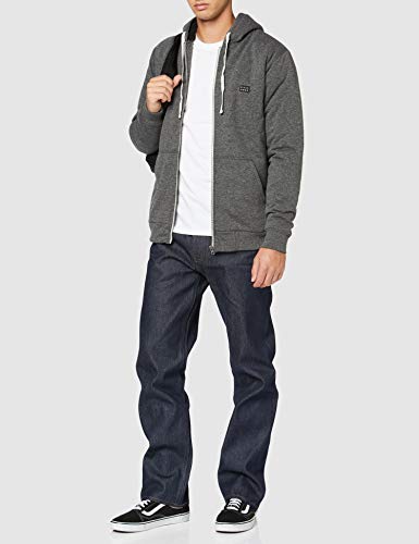 BILLABONG All Day Sherpa Zip Sudadera, Hombre, Negro (Black 19), One Size (Tamaño del Fabricante: S)