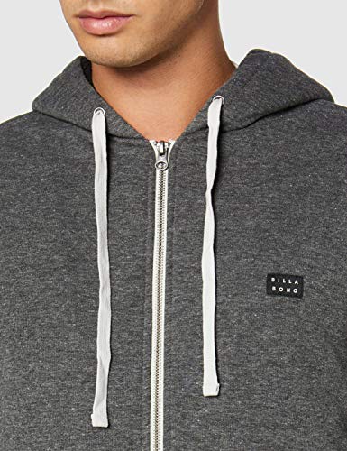 BILLABONG All Day Sherpa Zip Sudadera, Hombre, Negro (Black 19), One Size (Tamaño del Fabricante: S)