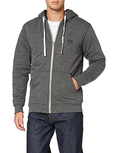 BILLABONG All Day Sherpa Zip Sudadera, Hombre, Negro (Black 19), One Size (Tamaño del Fabricante: S)