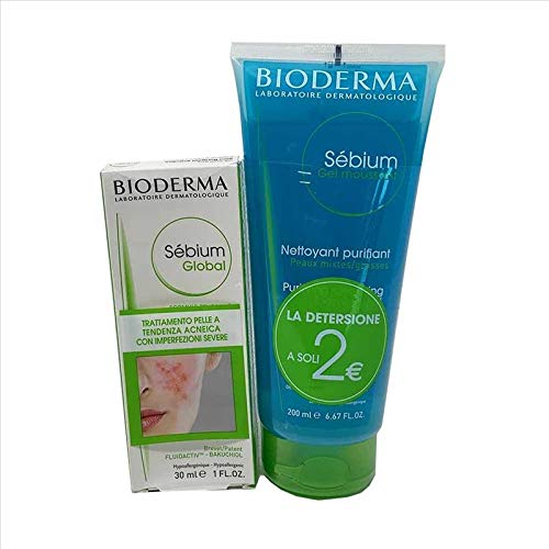 Bioderma Kit Sebium - Crema Global + Gel Moussant Detergente