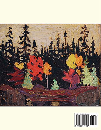 Black spruce and maple, Tom Thomson. Blank journal: 150 blank pages, 8,5x11 inch (21.59 x 27.94 cm) Soft cover / paper back