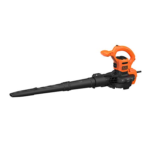 BLACK+DECKER BEBLV290-QS - Soplador, aspirador y triturador de hojas 2.900W, velocidad variable de 230-390 Km/h