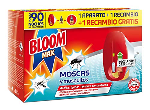 Bloom Eléctrico Insecticida Líquido Max Aparato con 2 Recambios - Pack de 2