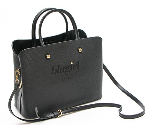 BLUGIRL - Bolso al Hombro para Mujer Negro Size: Taglia Unica