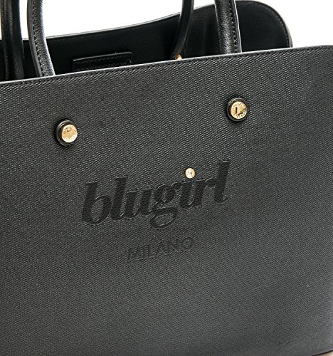 BLUGIRL - Bolso al Hombro para Mujer Negro Size: Taglia Unica