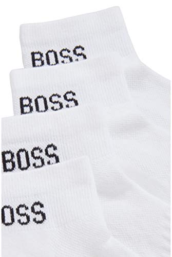 BOSS AS Sport CC Calcetines, Blanco (White 100), 39/42 (Talla del fabricante: 39-42) (Pack de 2) para Hombre