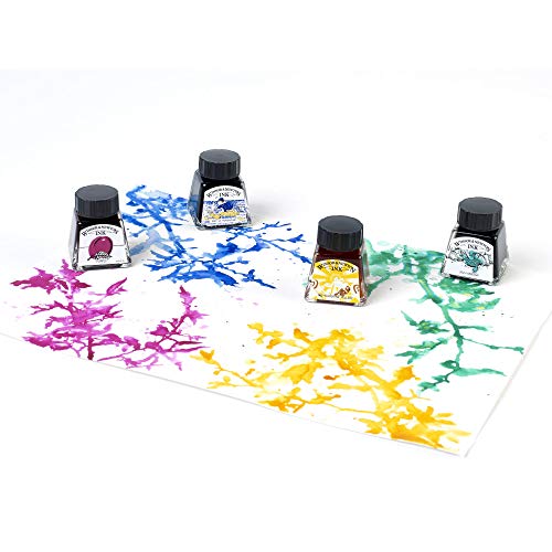 Botellas De Tinta De Winsor & Newton 14ml Escarlata