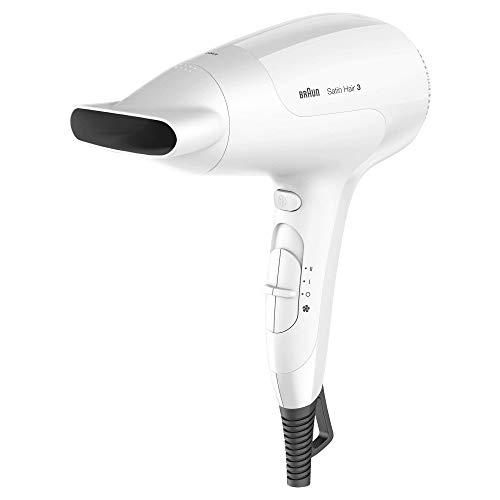 Braun HD380 - Secador de pelo, 3 niveles de temperatura, 2000 W, color blanco