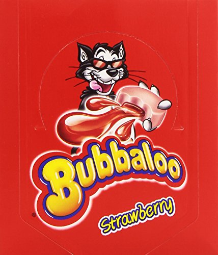Bubbaloo - Chicle con relleno liquido, sabor a fresa (60 chicles x e 5 g = 300g)