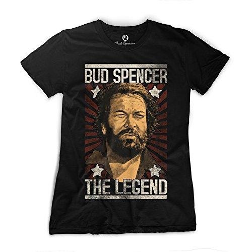 Bud Spencer Official - Camiseta - para hombre negro Large